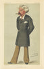 VANITY FAIR SPY CARTOON Francis Bret Harte 'The Heathen Chinee' USA Author 1879