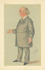 VANITY FAIR SPY CARTOON William Cunliffe Brooks 'The Golden Pippen' 1879 print
