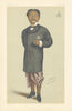 VANITY FAIR SPY CARTOON His Excellency Phya Bhaskarawongse 'Siam' Thailand 1879