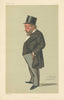 VANITY FAIR SPY CARTOON Thomas Chenery 'The Times' Newspapers 1879 old print