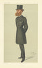 VANITY FAIR SPY CARTOON Henry Savile 'The Turf' Racing 1880 old antique print