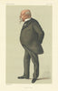 VANITY FAIR SPY CARTOON Samuel Ward 'Uncle Sam' USA 1880 old antique print