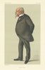 VANITY FAIR SPY CARTOON Samuel Ward 'Uncle Sam' USA 1880 old antique print