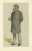VANITY FAIR SPY CARTOON James Russell Lowell 'Hosea Biglow' Romantic poet 1880