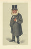 VANITY FAIR SPY CARTOON Henry Richard 'Peace' Politics 1880 old antique print
