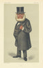 VANITY FAIR SPY CARTOON Henry Richard 'Peace' Politics 1880 old antique print