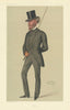 VANITY FAIR SPY CARTOON Capt John Bastard 'Horses' Devon 1880 old print