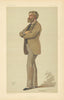 VANITY FAIR SPY CARTOON Cyril Flower 'The Senator' Wales. By T 1882 old print