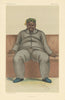 VANITY FAIR SPY CARTOON Zulu King Cetawayo kaMpande 'Restored' South Africa 1882