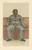 VANITY FAIR SPY CARTOON Zulu King Cetawayo kaMpande 'Restored' South Africa 1882