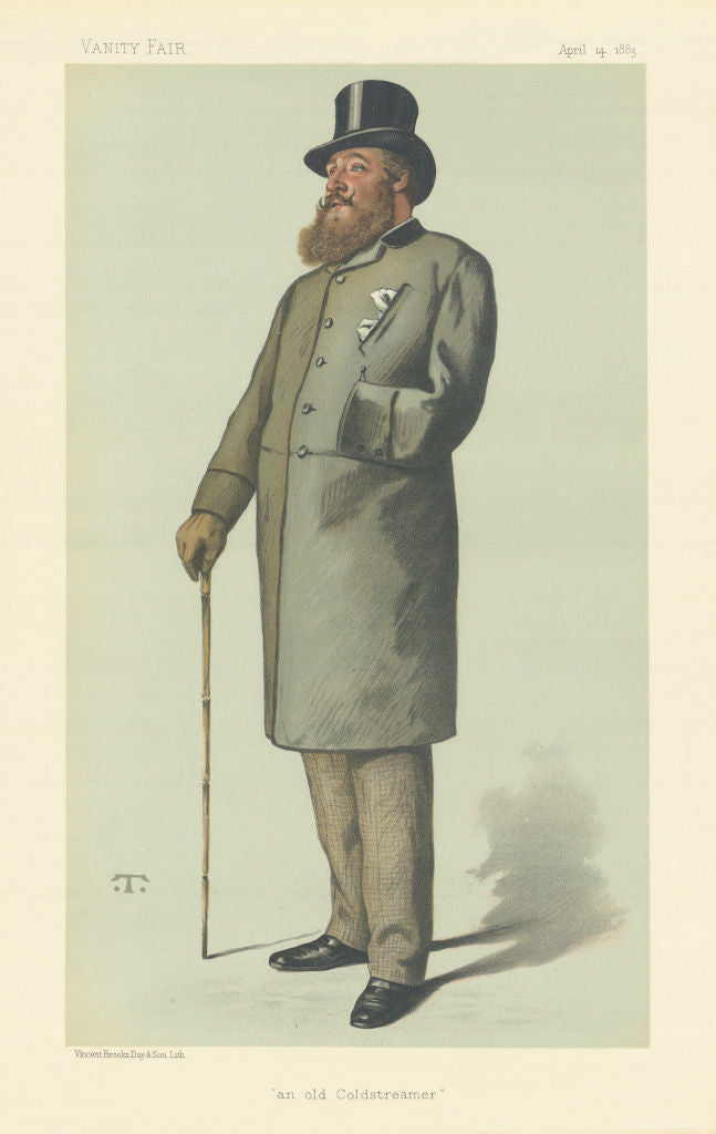 VANITY FAIR SPY CARTOON Lt-Gen Charles Baring 'an old Coldstreamer ...