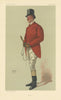 VANITY FAIR SPY CARTOON Capt William George Middleton 'Bay' Fox hunter 1883