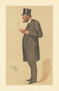 VANITY FAIR SPY CARTOON Charles Cecil Cotes 'a Liberal Whip' Shrops 1883 print