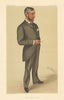 VANITY FAIR SPY CARTOON Edward Baldwin Malet 'Justice! Justice! Justice!' 1884