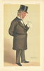 VANITY FAIR SPY CARTOON Sir Thomas Chambers QC 'The deceased wife's sister' 1884