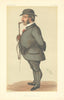 VANITY FAIR SPY CARTOON Leopold de Rothschild 'Racing & Sporting' 1884 print