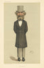 VANITY FAIR SPY CARTOON John Passmore Edwards 'The Echo' Newspapers 1885 print
