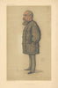 VANITY FAIR SPY CARTOON Captain Richard Francis Burton 'The Arabian Nights' 1885
