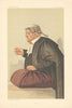 VANITY FAIR SPY CARTOON Samuel Pope QC 'Jumbo' Lawyer 1885 old antique print