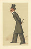 VANITY FAIR SPY CARTOON Lieutenant-Colonel John Palmer Brabazon 'Bwab' 1886