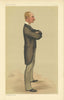 VANITY FAIR SPY CARTOON Lt-Col William Hood Walrond 'Whip' East Devon MP 1886