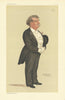 VANITY FAIR SPY CARTOON The Lord Ellenborough 'Law' Law 1886 old antique print