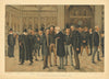 VANITY FAIR SPY CARTOON FOLIO. Lobby of House of Commons, by Lib. Politics 1886