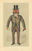 VANITY FAIR SPY CARTOON Col Francis Duncan 'Finsbury' Holborn MP. By Ape 1887