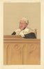 VANITY FAIR SPY CARTOON Sir Arthur Charles 'the new Judge'. Law 1888 old print