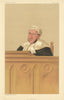 VANITY FAIR SPY CARTOON Sir Arthur Charles 'the new Judge'. Law 1888 old print
