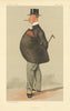 VANITY FAIR SPY CARTOON Reginald Walkeline Chandos-Pole 'Shandy' 1888 print