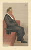 VANITY FAIR SPY CARTOON Lord Grimthorpe QC 'Bells' Law 1889 old antique print