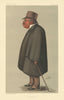 VANITY FAIR SPY CARTOON John Corlett 'The Pink 'Un' Racing. By Lib 1889 print