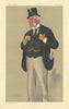 VANITY FAIR SPY CARTOON Albert Deacon 'Tea' 1890 old antique print picture