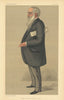 VANITY FAIR SPY CARTOON Howard Kennard 'Beggar General to the Metal Trades' 1890