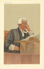 VANITY FAIR SPY CARTOON Sir Robert Romer 'Bob' Judge. Law. By STUFF 1891 print