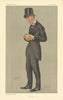 VANITY FAIR SPY CARTOON Gainsford Bruce QC 'Holborn' Law 1892 old print