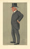 VANITY FAIR SPY CARTOON Philip Albert Muntz 'Metal' Warcs 1892 old print