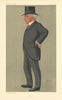 VANITY FAIR SPY CARTOON Philip Albert Muntz 'Metal' Warcs 1892 old print