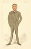 VANITY FAIR SPY CARTOON Col William Carington 'Bill' Bucks 1893 old print