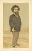 VANITY FAIR SPY CARTOON Alphonse Daudet 'He wrote Sapho' Novelist. By GUTH 1893