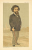 VANITY FAIR SPY CARTOON Alphonse Daudet 'He wrote Sapho' Novelist. By GUTH 1893