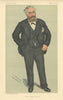 VANITY FAIR SPY CARTOON Frederick York Powell 'Oxford Modern History' 1895