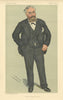 VANITY FAIR SPY CARTOON Frederick York Powell 'Oxford Modern History' 1895