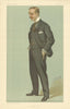 VANITY FAIR SPY CARTOON Alfred James Bethell 'Go, Gas & Gold' Finance 1895