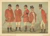 VANITY FAIR SPY CARTOON FOLIO 'A Masters' Meet' Fox Hounds. Hunting 1895 print
