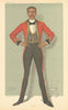 VANITY FAIR SPY CARTOON Captain Oswald Henry Ames 'Ossie' Militaria 1896 print