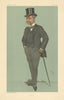 VANITY FAIR SPY CARTOON Laurence James Oliphant 'Bully' Militaria 1896 print