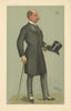 VANITY FAIR SPY CARTOON Viscount Falmouth 'The star' Cornwall 1898 old print