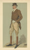 VANITY FAIR SPY CARTOON David Longfield Beatty 'A hard rider' Fox hunter 1898
